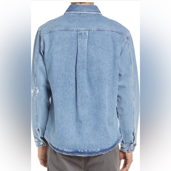 Frame Men’s denim shirt jacket - Picture 8 of 16